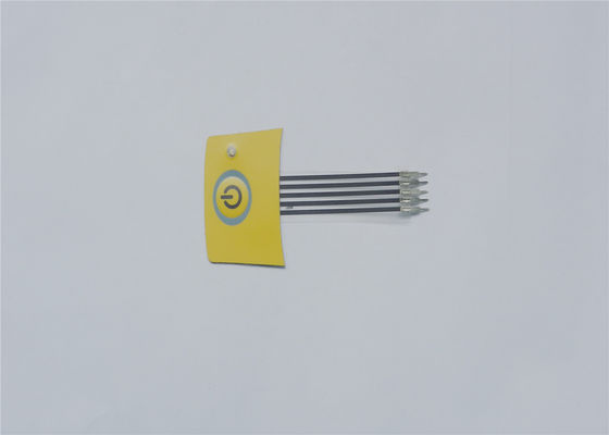 Male Connector One Push Button Membrane Switch / Membrane Keyboards