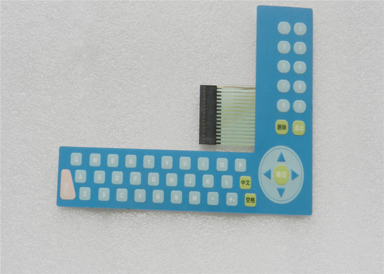 Επαγγελματικός ώθησης διακόπτης μεμβρανών κουμπιών εύκαμπτος με το cOem/το ODM των οδηγήσεων