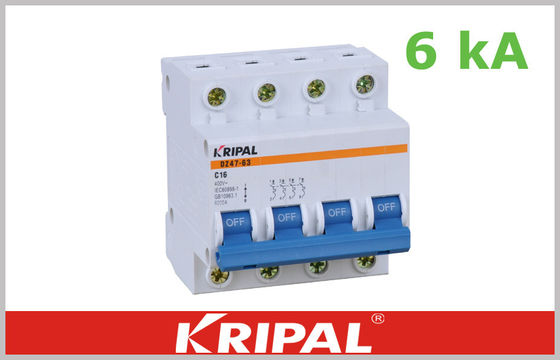 Commerciële Automatische Miniatuurstroomonderbreker Elektromcb 6000A