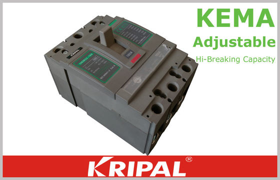 নিয়মিত 160 Amp 3 মেরু শিল্প চটকান কেস আবাসিক সার্কিট ব্রেকার 50ka