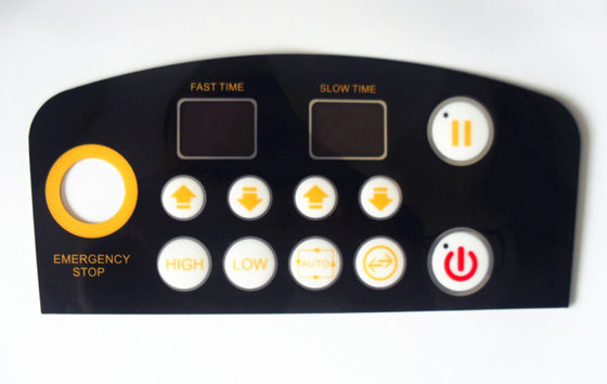 Embossed Flat Metal Dome PCB Single Membrane Switch For Function Keyboard