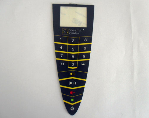 Electronic PCB Tactile Membrane Switch Keyboard With Snap Metal Dome