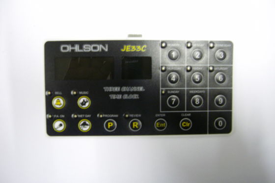 注文LEDのキーパッドの金属のドームが付いている浮彫りになるゴム製膜スイッチ