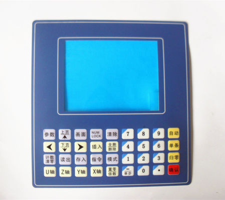 Contact à membrane imperméable de clavier numérique plat LED pour l'instrument analytique