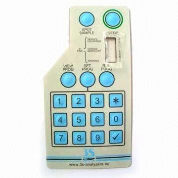 Lightweight SGS PC Quakeproof Rubber Membrane Switch For GPS