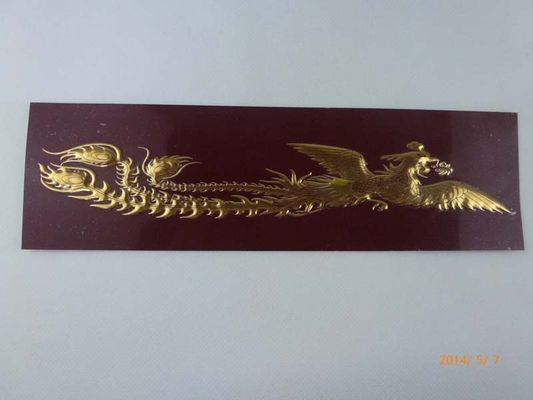 Plaques d'identification en aluminium en métal de modèle traditionnel chinois avec la surface de ponçage/tréfilage
