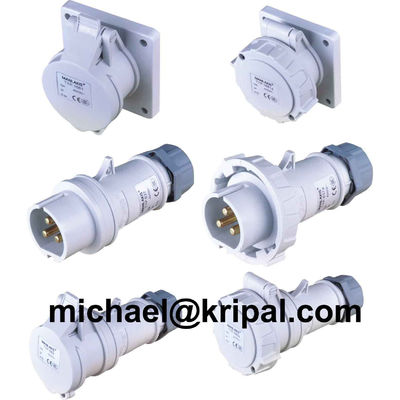Low voltage industrial plug socket
