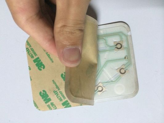 Multi-Layer Flexible Membrane Switch Gloss For Medical Machine , 25mA - 100mA