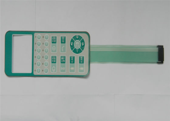 Push Button LED Stock Membrane Switch Keypad Embossed For Washing Machine