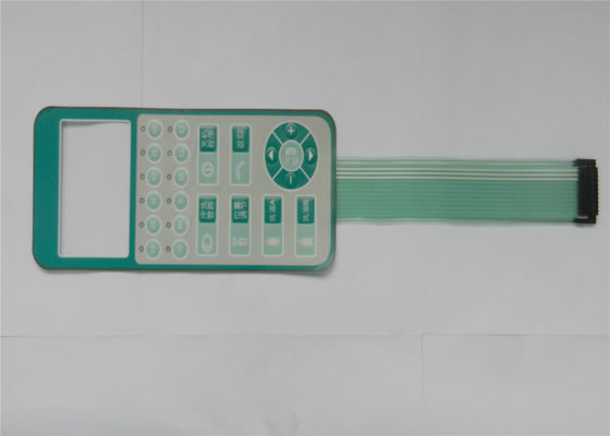 Push Button LED Stock Membrane Switch Keypad Embossed For Washing Machine