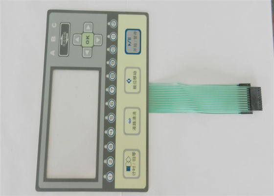 Interruptor de membrana flexível gravado do teclado customizável com abóbada do metal