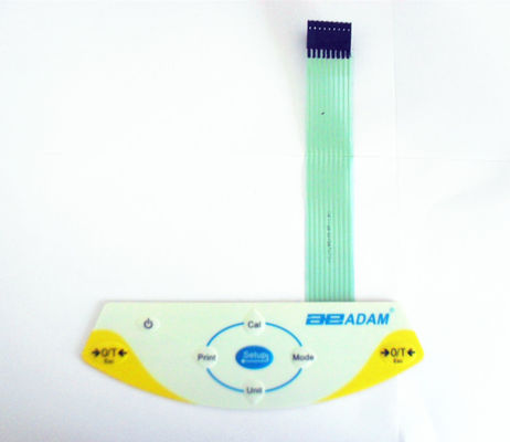 Commutatore di membrana Backlit LED flessibile esile eccellente con la tastiera tattile di spinta