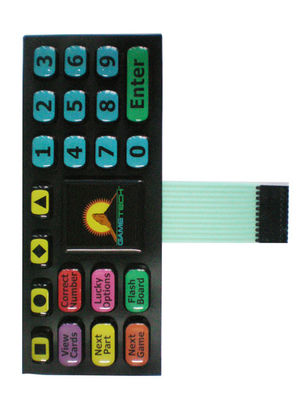 Rubber Membrane Switch Panel Graphic Overlay For Home