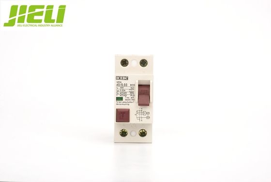 corrente residual do interruptor do escapamento da terra de 30mA 100mA 300mA interruptor de 2 fases