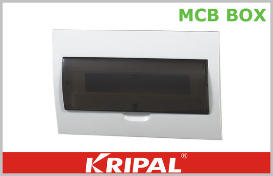 ABS Flush MCB Distribution Box Wall Mounted for Hotel / Hospital / Restaurant