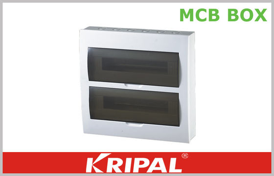 ABS Flush MCB Distribution Box Wall Mounted for Hotel / Hospital / Restaurant