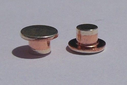 High Precision Trimetal Silver Electrical Contact for Mini Push Button Switch