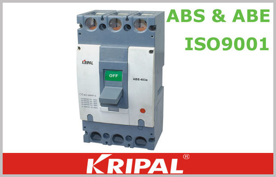 250/300/350/400A ABS Stroomonderbreker 3 Pool MCCB ABS403 van het Overbelastingsbescherming Gevormde Geval