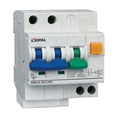 Interruptor atual residual com proteção RCBO da sobrecarga