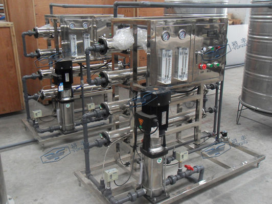 Máquina do purificador da água do sistema de tratamento de água municipal RO do cambista do íon