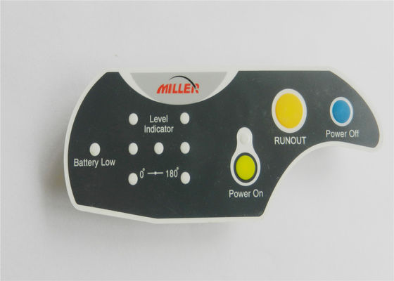 Teclados táteis do interruptor de membrana do painel de controle das chaves do OEM, folha de prova do teclado do diodo emissor de luz