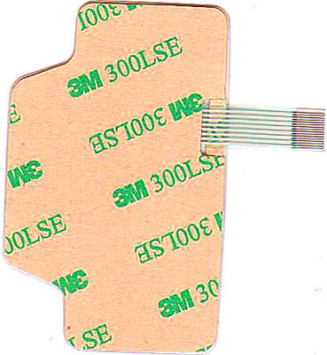 Interruptor de membrana flexível do ANIMAL DE ESTIMAÇÃO amarelo, teclado do interruptor de membrana da abóbada do metal