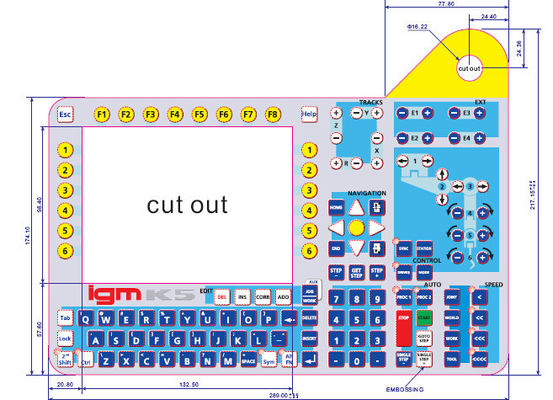Membrane Switch Panel Flexible and FPC or copper circuit  with metal dome