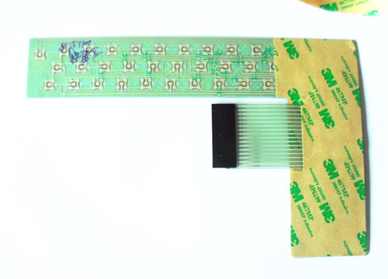 Backlight 3M Adhesive Flexible Membrane Switch Custom With LED window