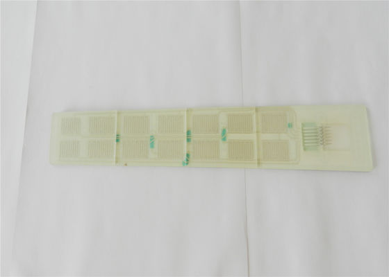 Interruptor de membrana flexível do diodo emissor de luz do teclado liso com conector e circuito