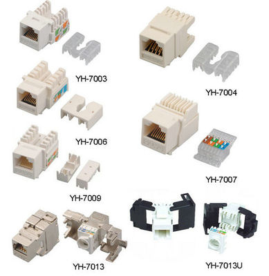 Cat3 6P4C เชื่อมต่อสกรู Keystone Network Jack กับ Terminal Block