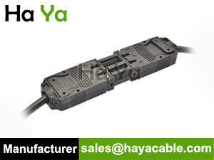 Pluggable Terminal Block Connector with Strain Relief