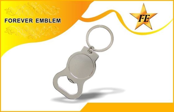 Fachkundiges kundenspezifisches Metallnickel überzog Flaschen-Öffner keychain