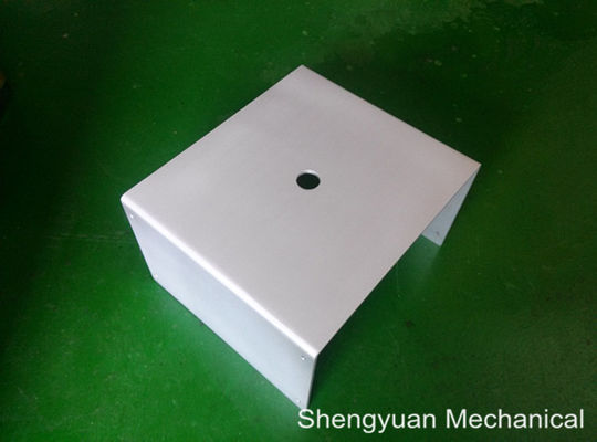 Aluminium Alloy Precision Sheet Metal Bending Plate Clear Anodize Box Cover