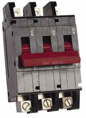 De vacuüm Miniatuur Commerciële Schakelaar van de Stroomonderbrekermcb Isolator, 3 Pool-Isolatorschakelaar