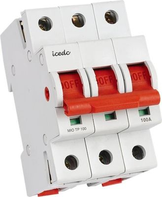 1 Pole / 2 Pole / 3 Pole / 4 poles DC Isolator Switch DIN VDE0106 80A , 100A