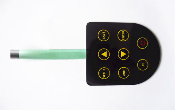 Touch Button Water Resistant Membrane Switch For Micro Oven Cooking Machine