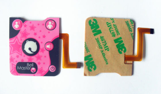 Flexible PCBA Waterproof Membrane Switch With Transparent Window