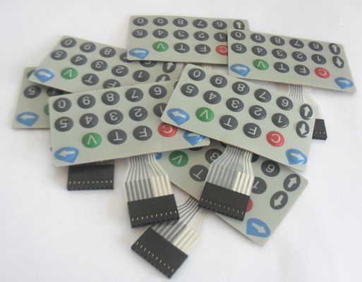 Waterproof Tactile Membrane Switch ，Embrossed Button Matrix Membrane Keypad