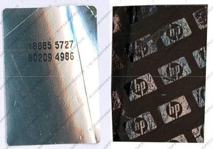 طباعة ملصقات مخصصة ثلاثية الأبعاد لشهادة ISO18000 للعديد من الطبقات