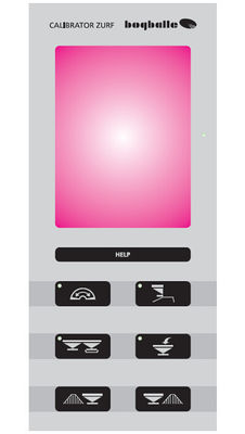 Backlight Membrane Switch with LGF Light  autotype pet and 3M adhesive printing yellow white red color