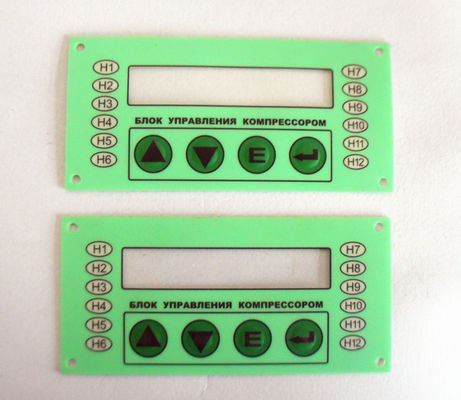 0.05 Adhesive PET Tactile Membrane Switch Panel touchscreen overlay
