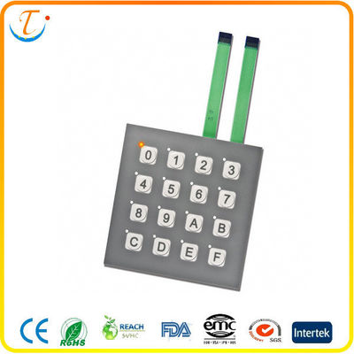 Dome Keys tactile Membrane Switch Panel Membrane Keypad For Electronics