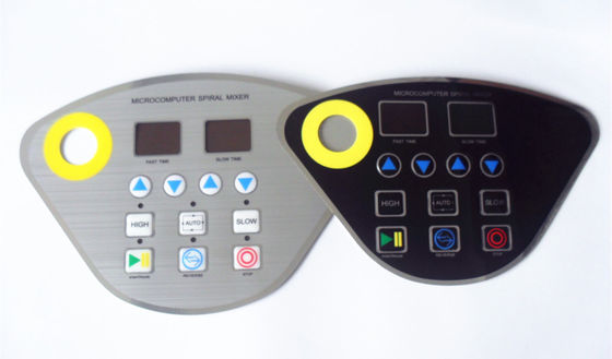 Flat 3M7956  Adhesive Keypad Membrane Switch And Panel Embossed Domes