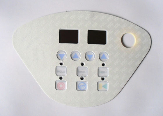 Flat 3M7956  Adhesive Keypad Membrane Switch And Panel Embossed Domes