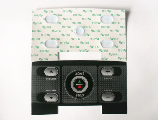 Customized Standard Push Button Texture Membrane Panels With 3M Adhesive