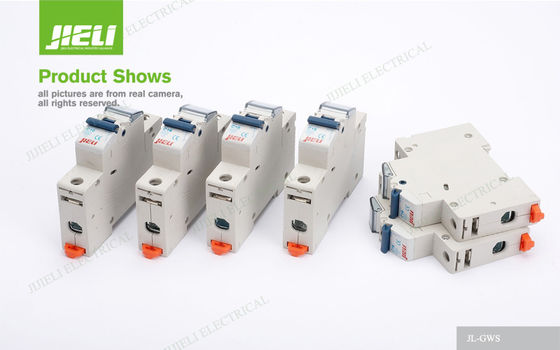 10KA Silver Short Mini Circuit Breaker With Moulded Case , Thermal Overload Relay