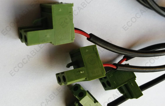 Cáp công nghiệp đầu cuối 300V UL2464 22AWG x 2C Cáp làm giảm căng thẳng