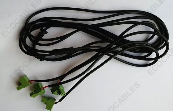 Cáp công nghiệp đầu cuối 300V UL2464 22AWG x 2C Cáp làm giảm căng thẳng