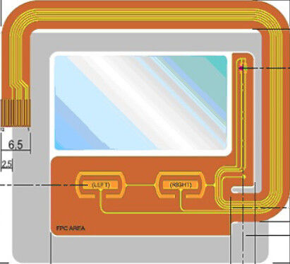 F200 / F150 / V200 PCB Membrane Keyboard Switch Tactile High Reliability Embossed