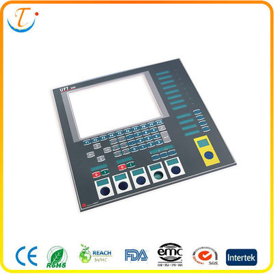 Interruptor de membrana flexível do ANIMAL DE ESTIMAÇÃO/PC, teclado chave tátil gravado da membrana